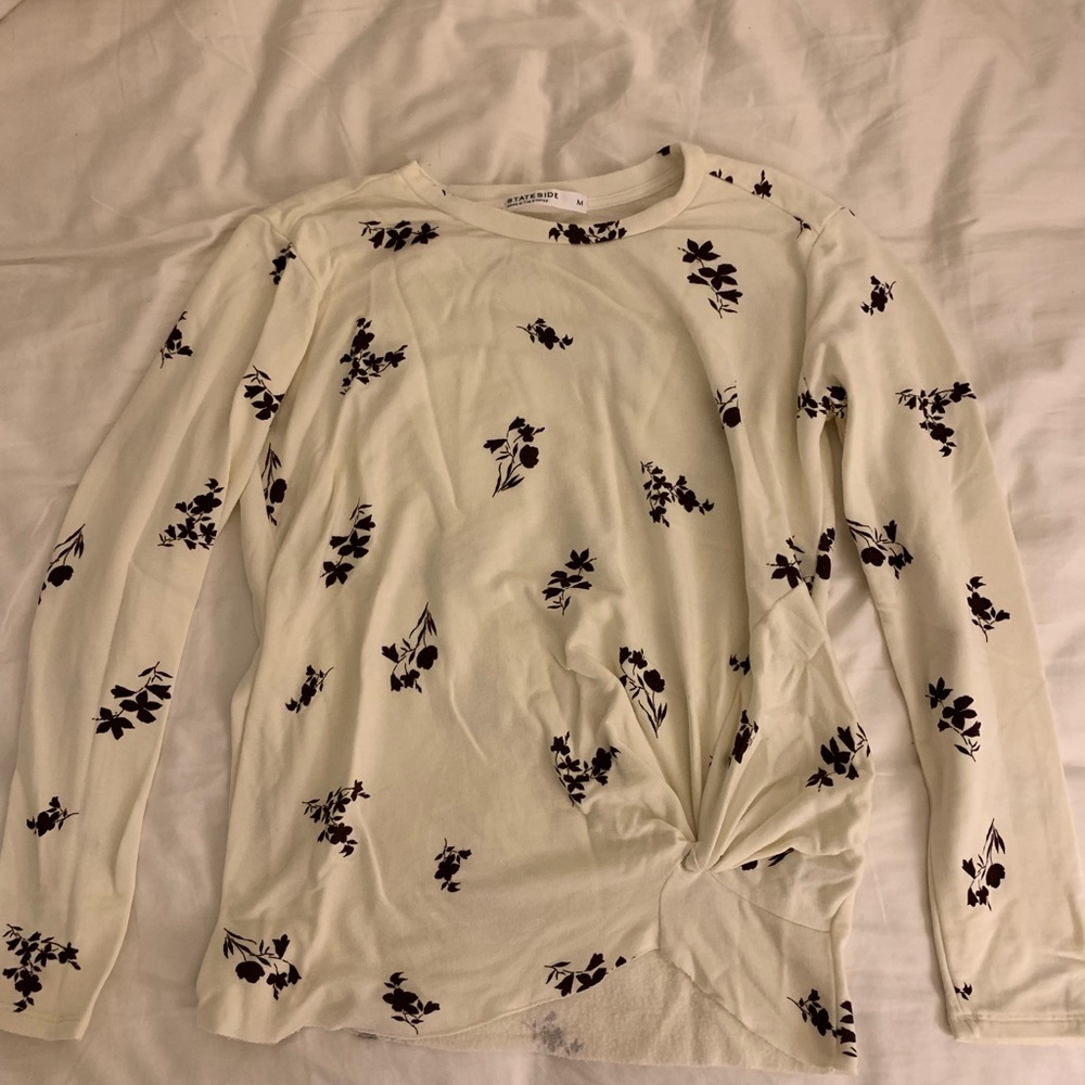 Super soft floral pullover